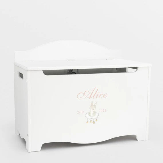 Storage Chest Named Bunny White - Dream(Personalised) PRE ORDER