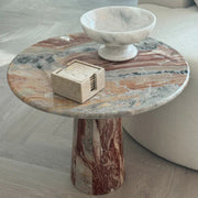 Rosa Marble Side Table