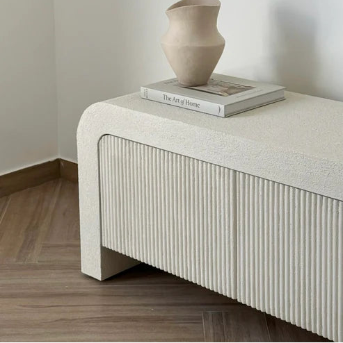 Vivienne Fluted Media Cabinet