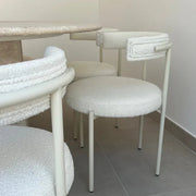 Zander Boucle (Cream) Dining Chair