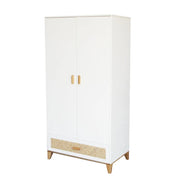 Nami Wardrobe Rattan - Neige - PRE ORDER