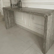 Penelope Marble Curve Console Table