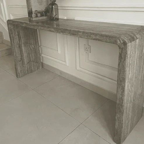 Penelope Marble Curve Console Table