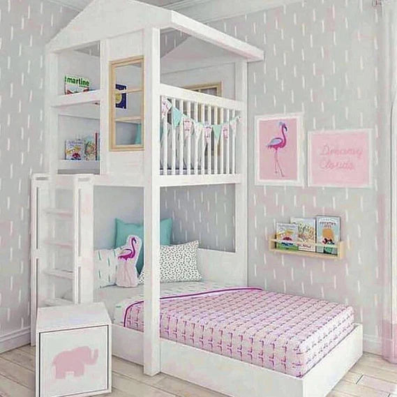 Pre Order Bunk bed with Play house (can be 100% customised upon order )