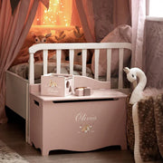 Storage Chest Named Pink - Nordic(Personalised) PRE ORDER